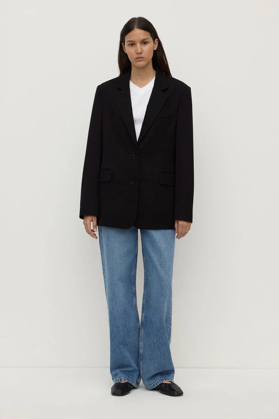 Assembly Label Coats - Wool Anika Wool Blazer - Black