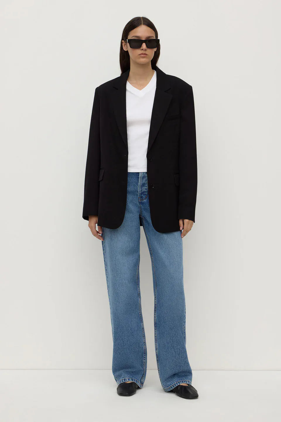 Assembly Label Coats - Wool Anika Wool Blazer - Black