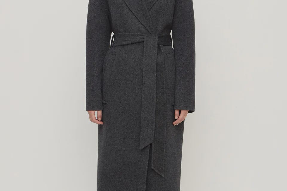Assembly Label Coats - Wool Ivy Wool Coat - Charcoal Marle