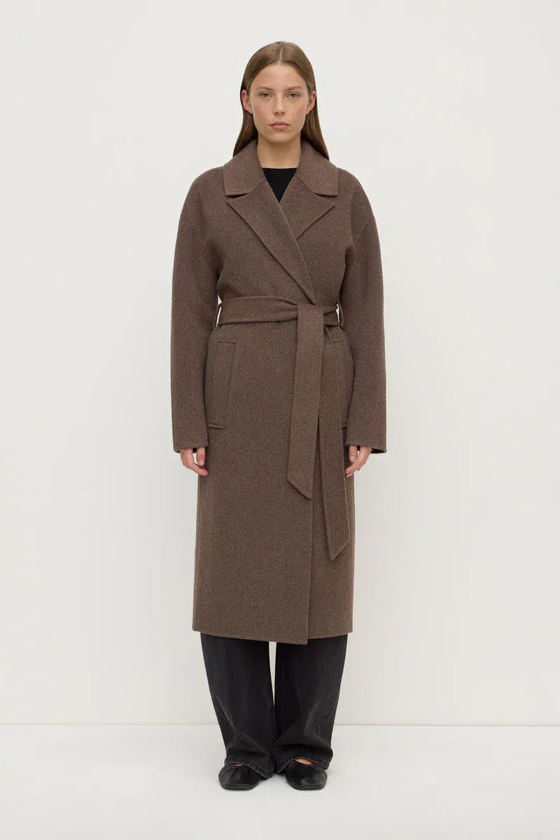 Assembly Label Coats - Wool Ivy Wool Coat - Cocoa Marle
