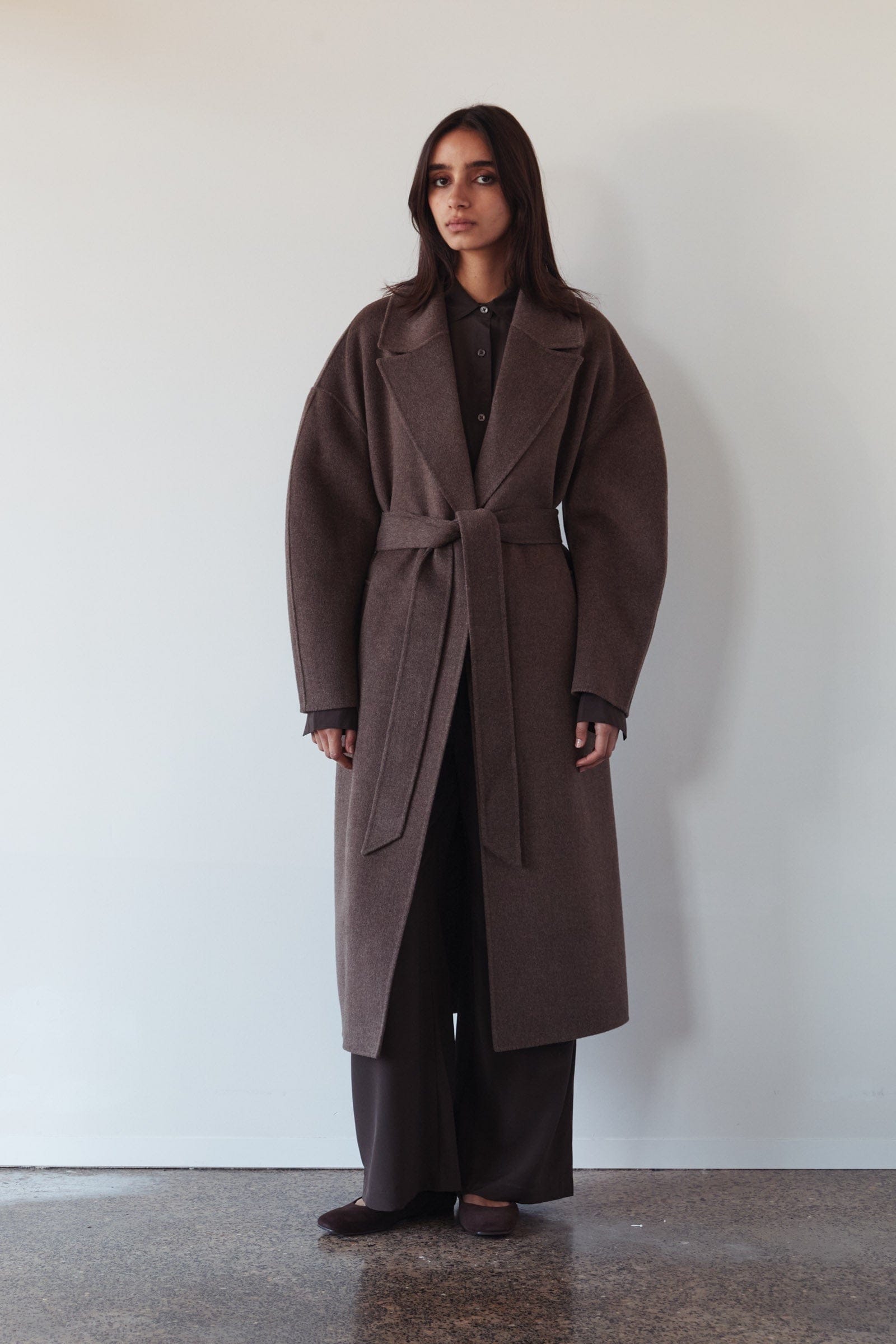 Assembly Label Coats - Wool Ivy Wool Coat - Ganache