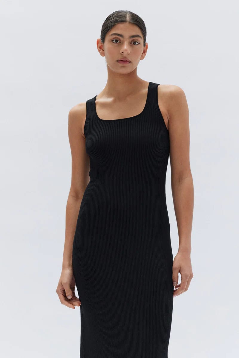 Assembly Label Dresses - Casual Assembly Label | Adrianna Knit Dress - Black