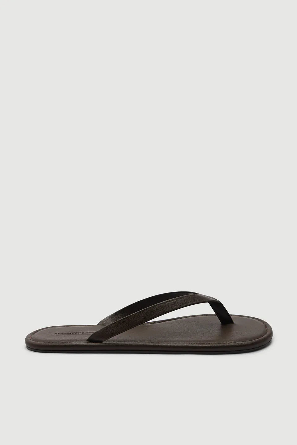 Assembly Label Footwear Alina Leather Thong - Walnut