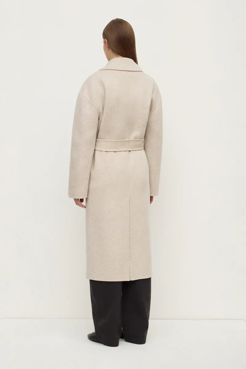 Assembly Label Jackets Ivy Wool Coat - Oat Marle
