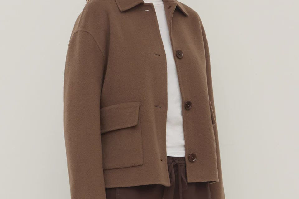 Assembly Label Jackets Mya Wool Jacket - Milk Choc