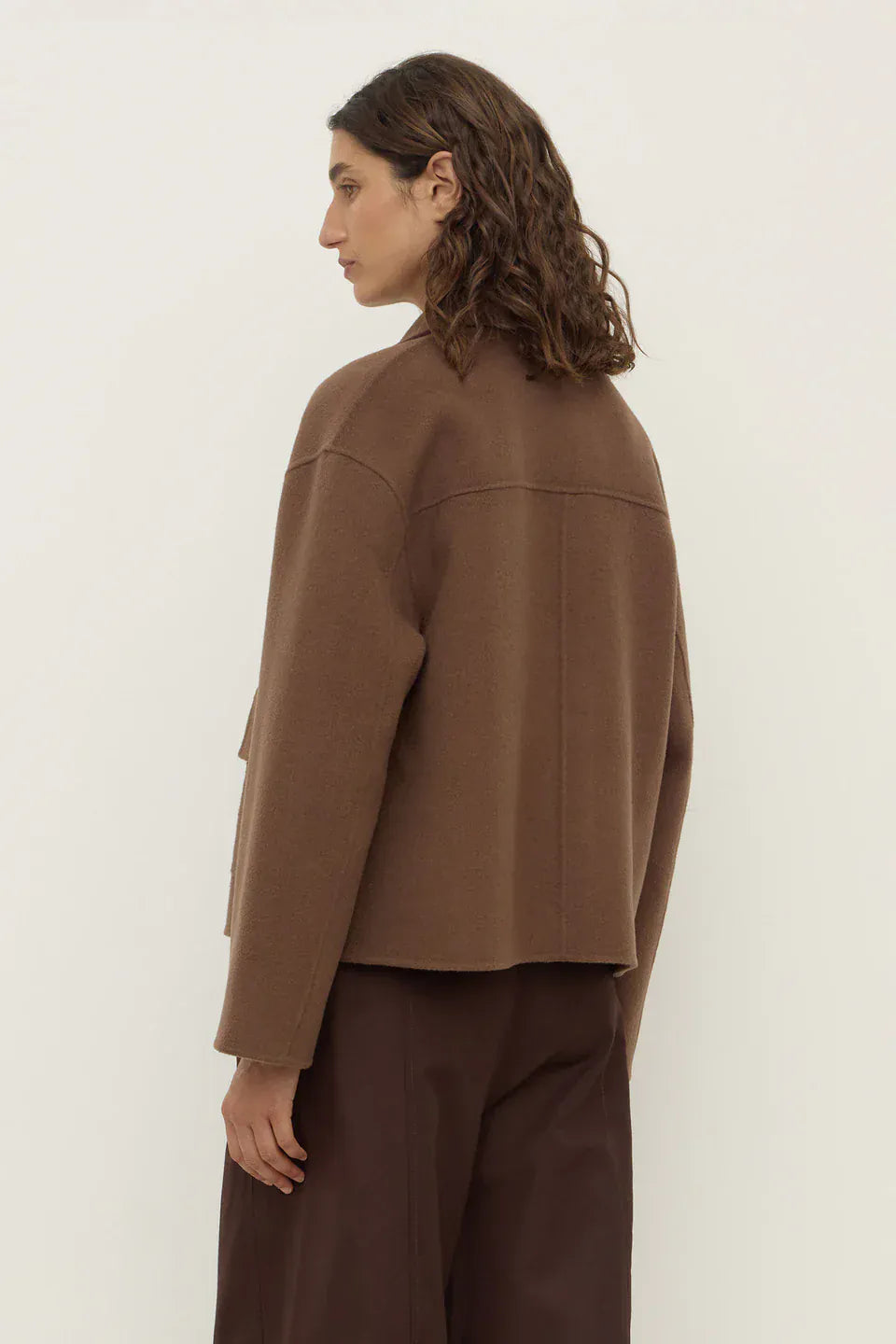 Assembly Label Jackets Mya Wool Jacket - Milk Choc