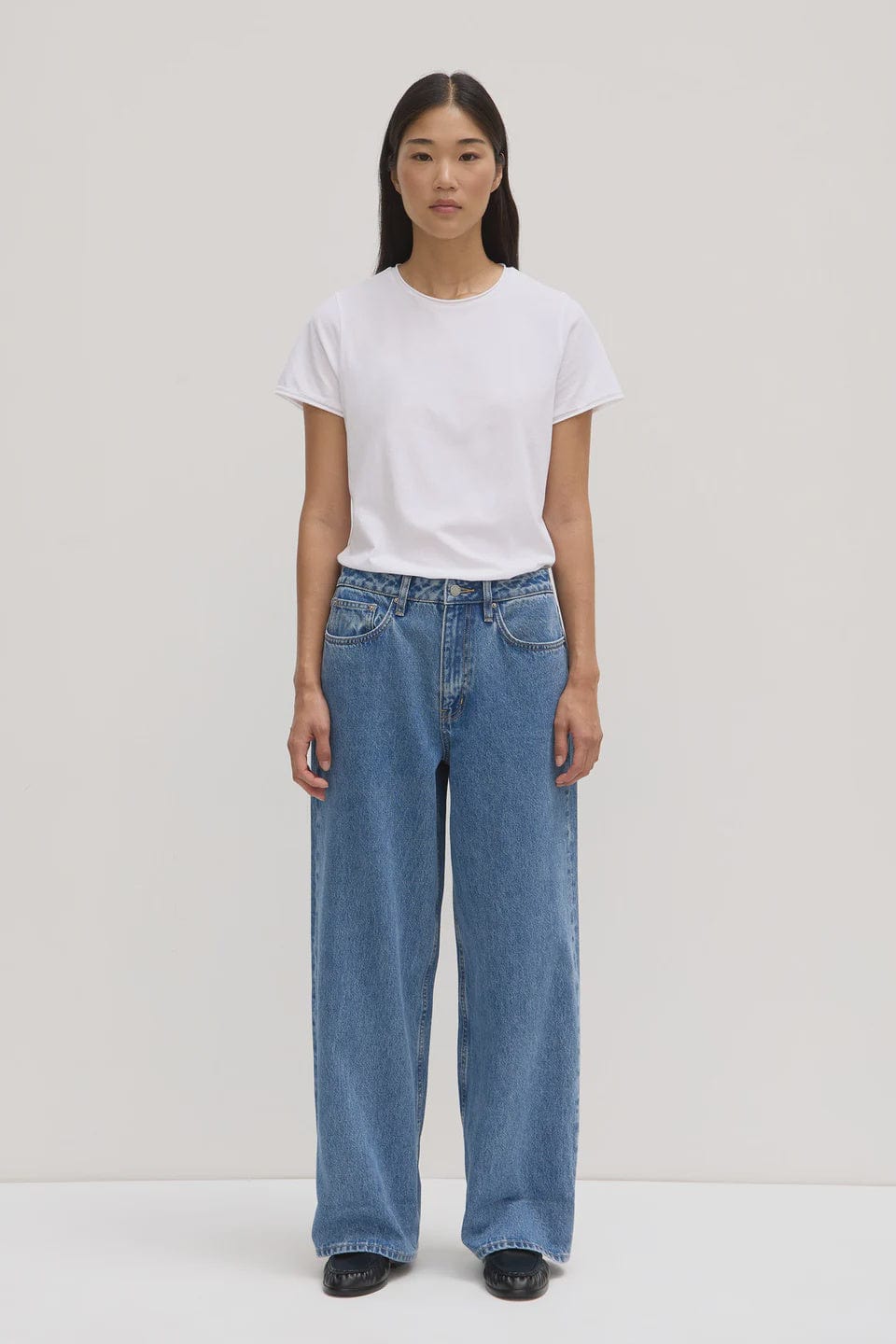 Assembly Label Jeans Assembly Label | Womens Boyfriend Jeans - Dark Stone