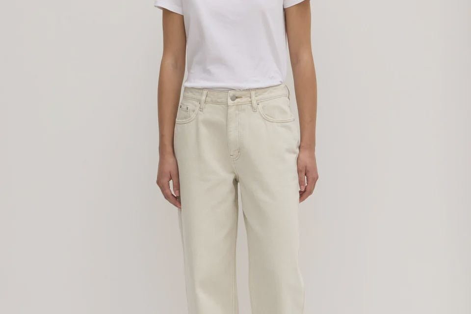 Assembly Label Jeans Assembly Label | Womens Relaxed Jean - Chalk