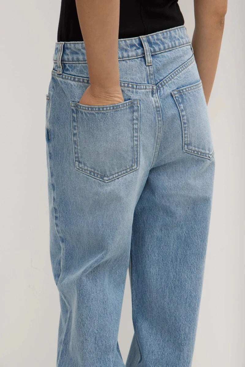 Assembly Label Jeans Assembly Label | Womens Relaxed Jean - Indigo Fade