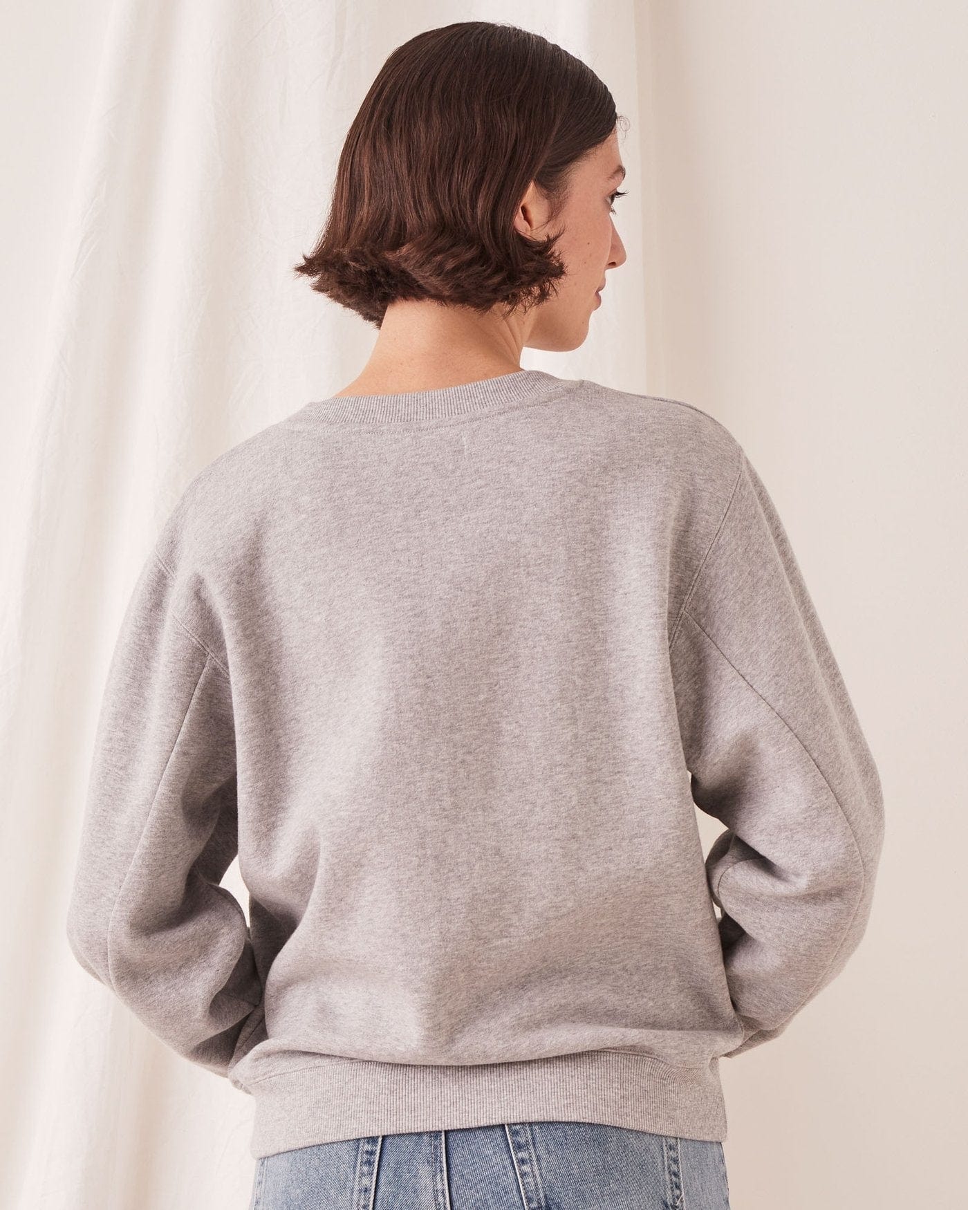 Assembly Label Jumpers Assembly Label | Logo Fleece Jumper - Grey Marle