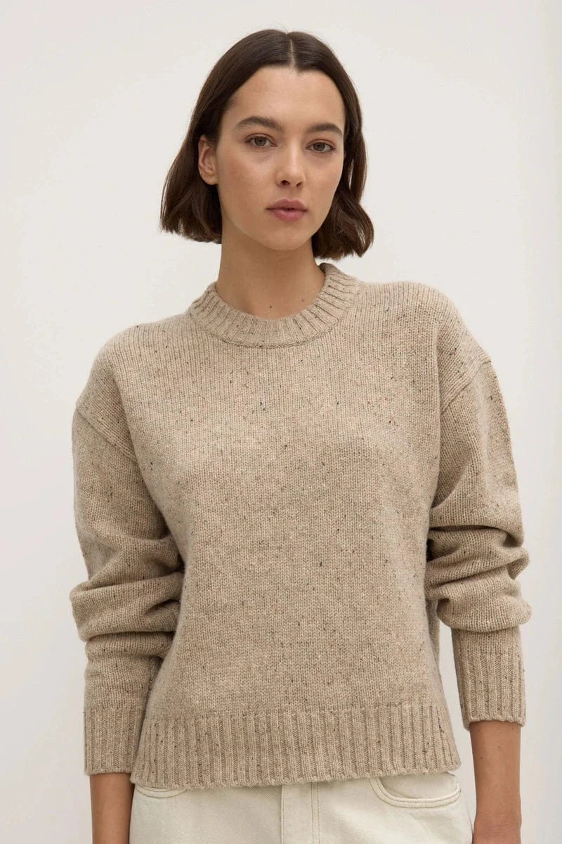 Assembly Label Knits Assembly Label | Beau Merino Knit - Stone Marle