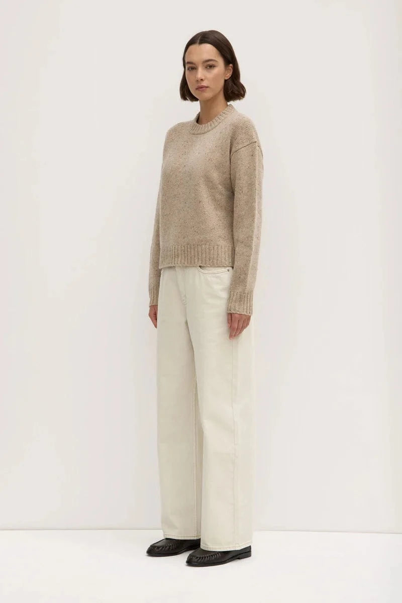 Assembly Label Knits Assembly Label | Beau Merino Knit - Stone Marle