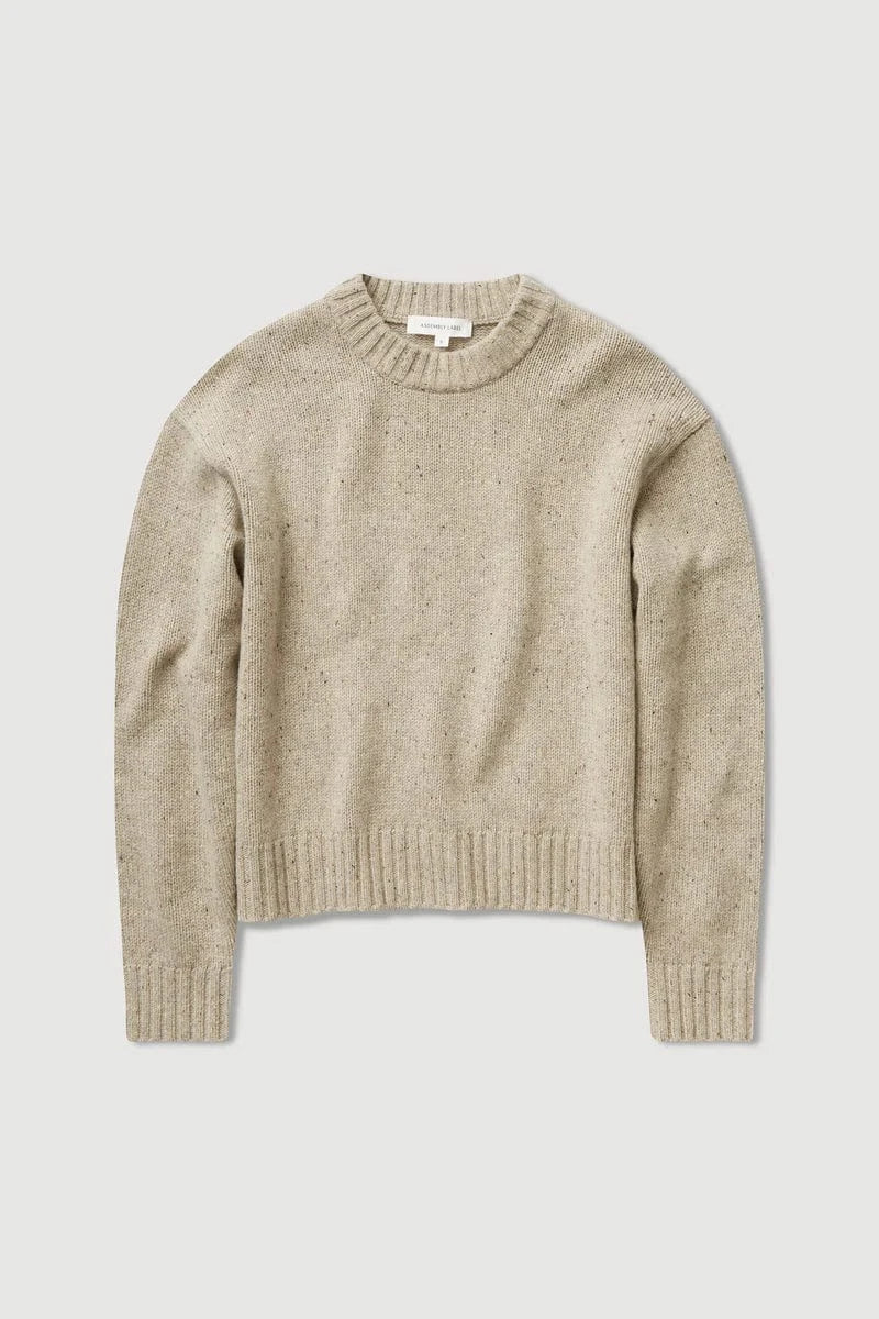 Assembly Label Knits Assembly Label | Beau Merino Knit - Stone Marle