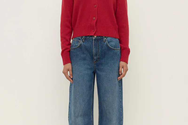 Assembly Label Knits Meri Knit Cardigan - Mulberry