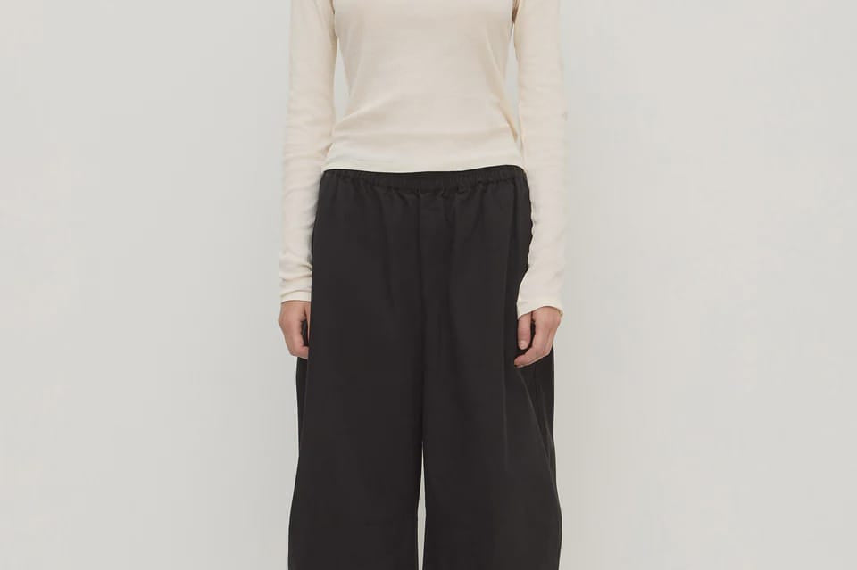 Assembly Label Pants Lola Barrel Pant - Black