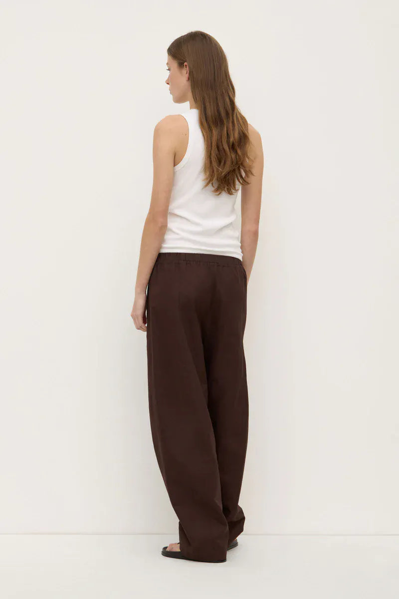 Assembly Label Pants Loxley Cotton Blend Pant - Ganache