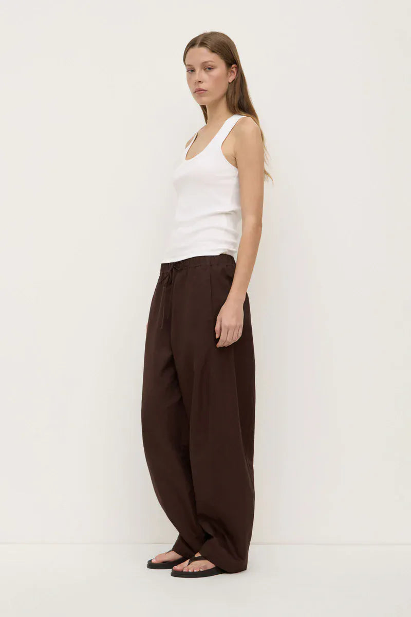 Assembly Label Pants Loxley Cotton Blend Pant - Ganache