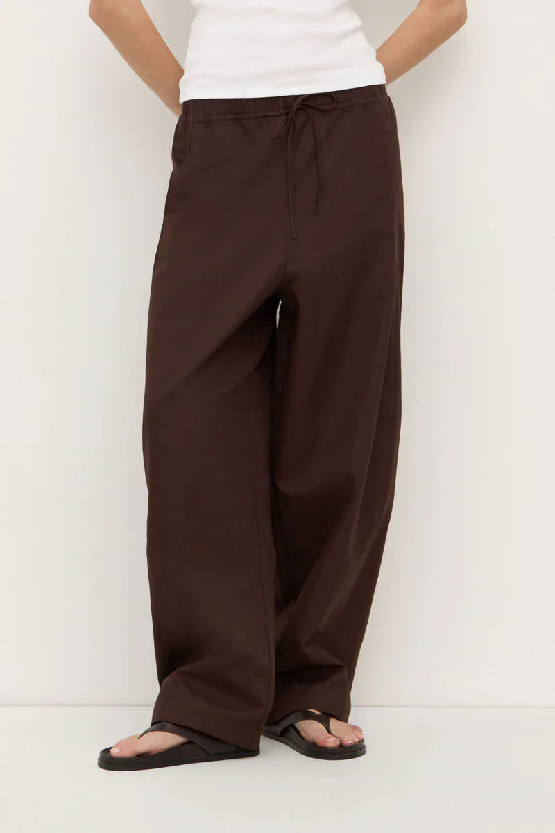 Assembly Label Pants Loxley Cotton Blend Pant - Ganache