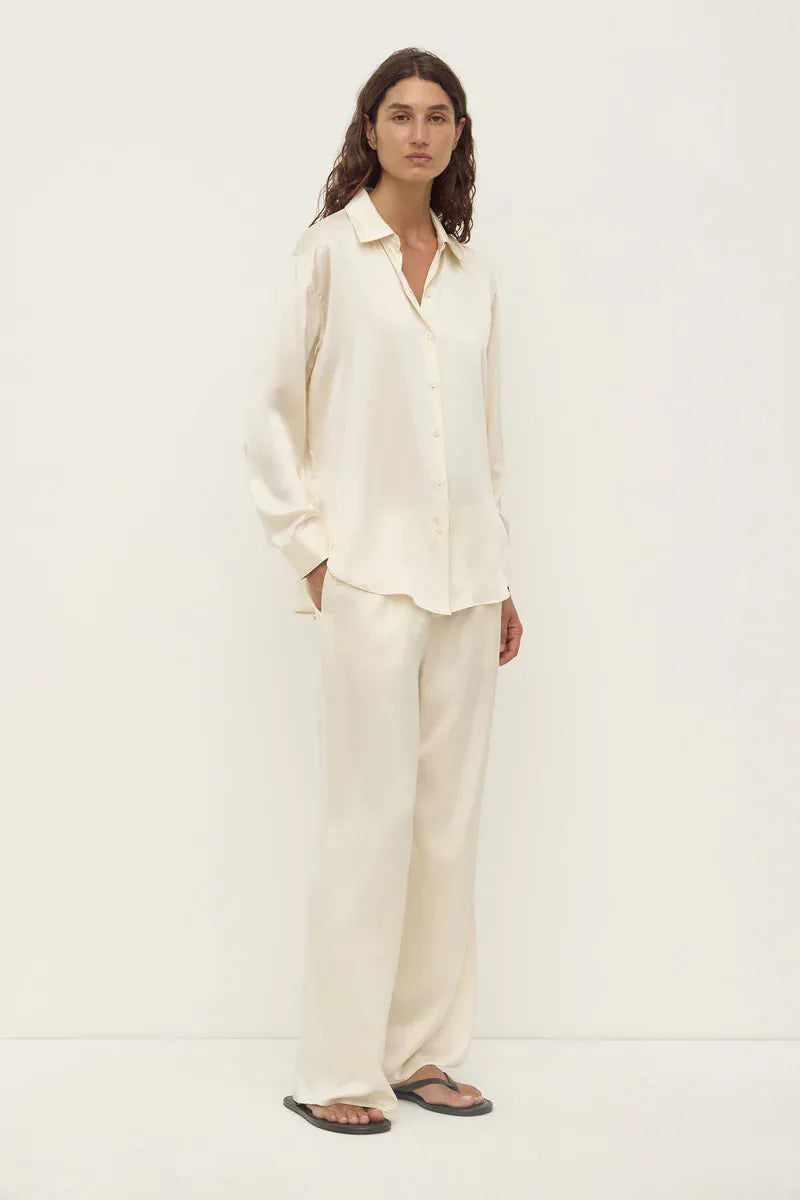 Assembly Label Pants Pippa Silk Pant - Cream
