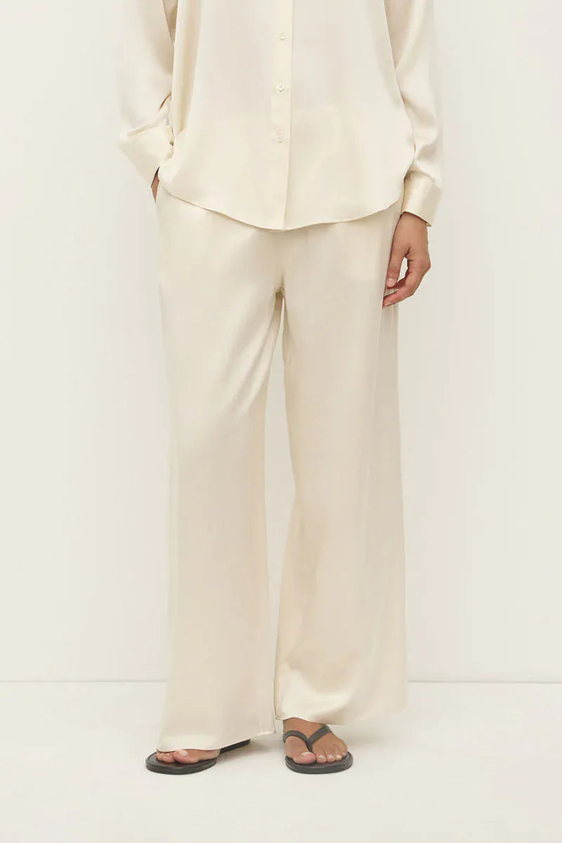 Assembly Label Pants Pippa Silk Pant - Cream