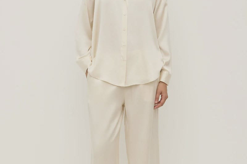 Assembly Label Pants Pippa Silk Pant - Cream