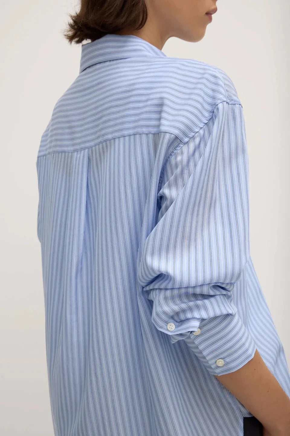 Assembly Label Shirts Assembly Label | Alva Stripe Long Sleeve Shirt - Blue/ White