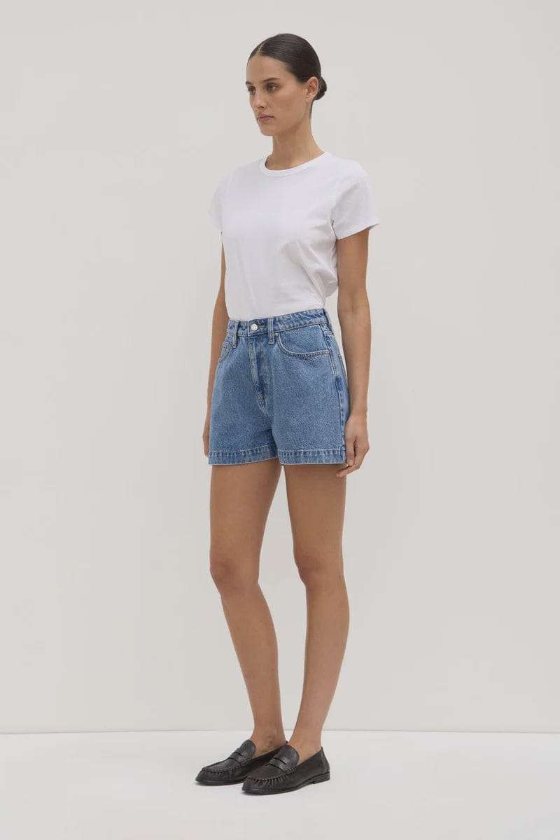 Assembly Label Shorts Boxy Denim Short - Dark Stone