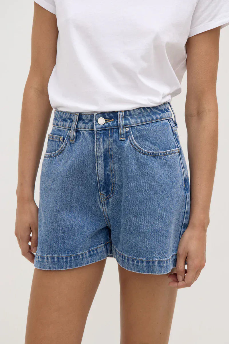 Assembly Label Shorts Boxy Denim Short - Dark Stone