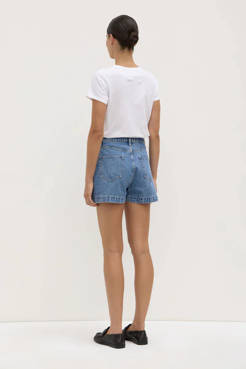 Assembly Label Shorts Boxy Denim Short - Dark Stone