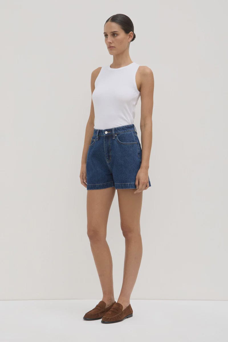 Assembly Label Shorts Boxy Denim Short - Heritage Blue
