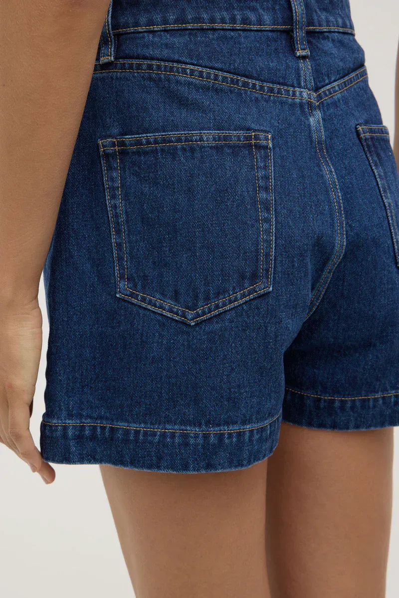 Assembly Label Shorts Boxy Denim Short - Heritage Blue