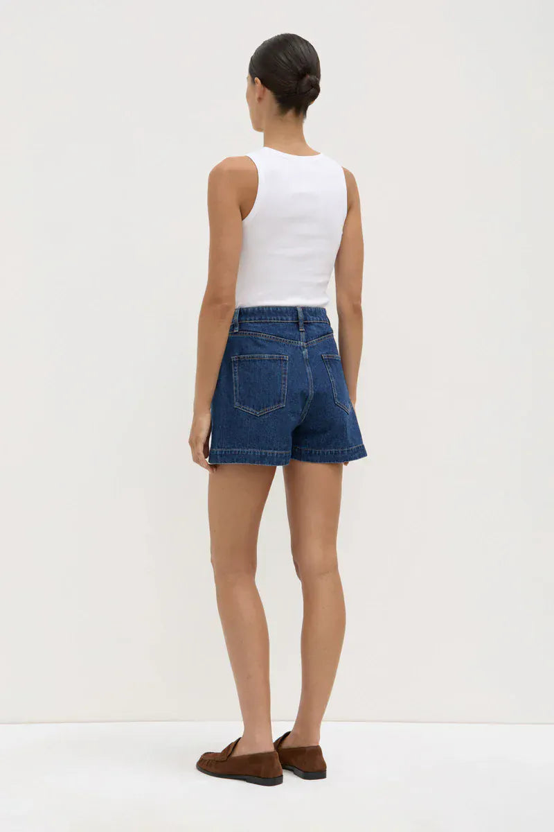 Assembly Label Shorts Boxy Denim Short - Heritage Blue