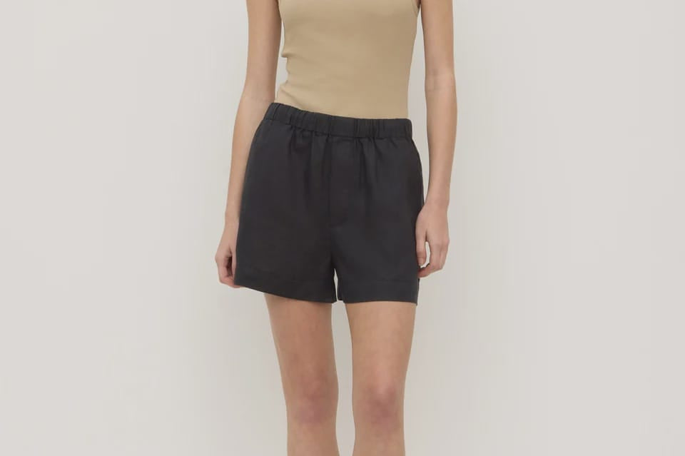 Assembly Label Shorts Everyday Linen Short - Black