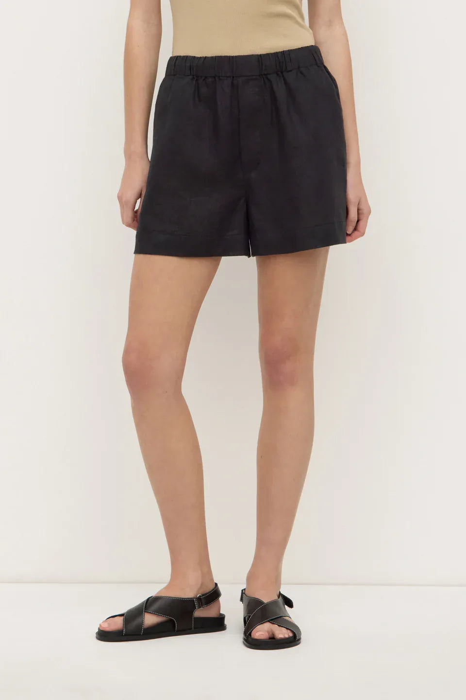 Assembly Label Shorts Everyday Linen Short - Black