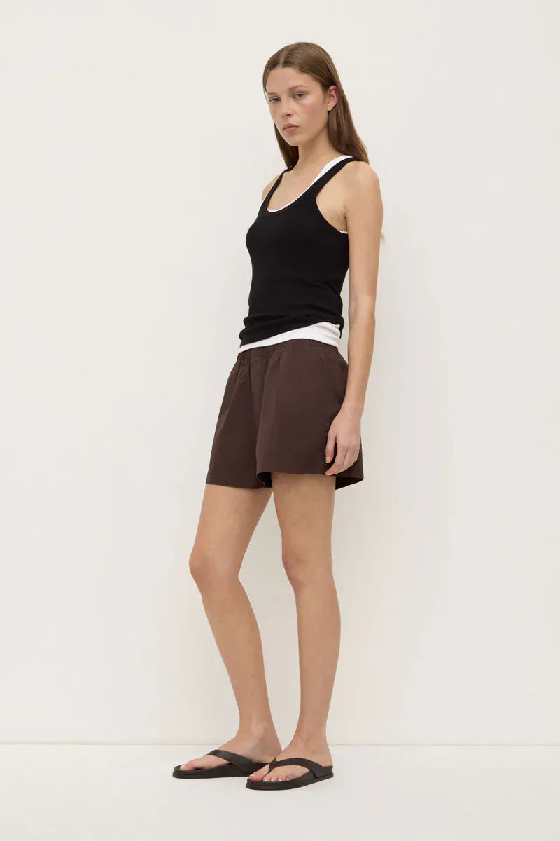 Assembly Label Shorts Everyday Poplin Short - Ganache