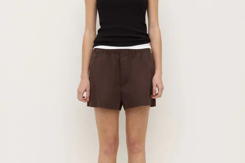 Assembly Label Shorts Everyday Poplin Short - Ganache