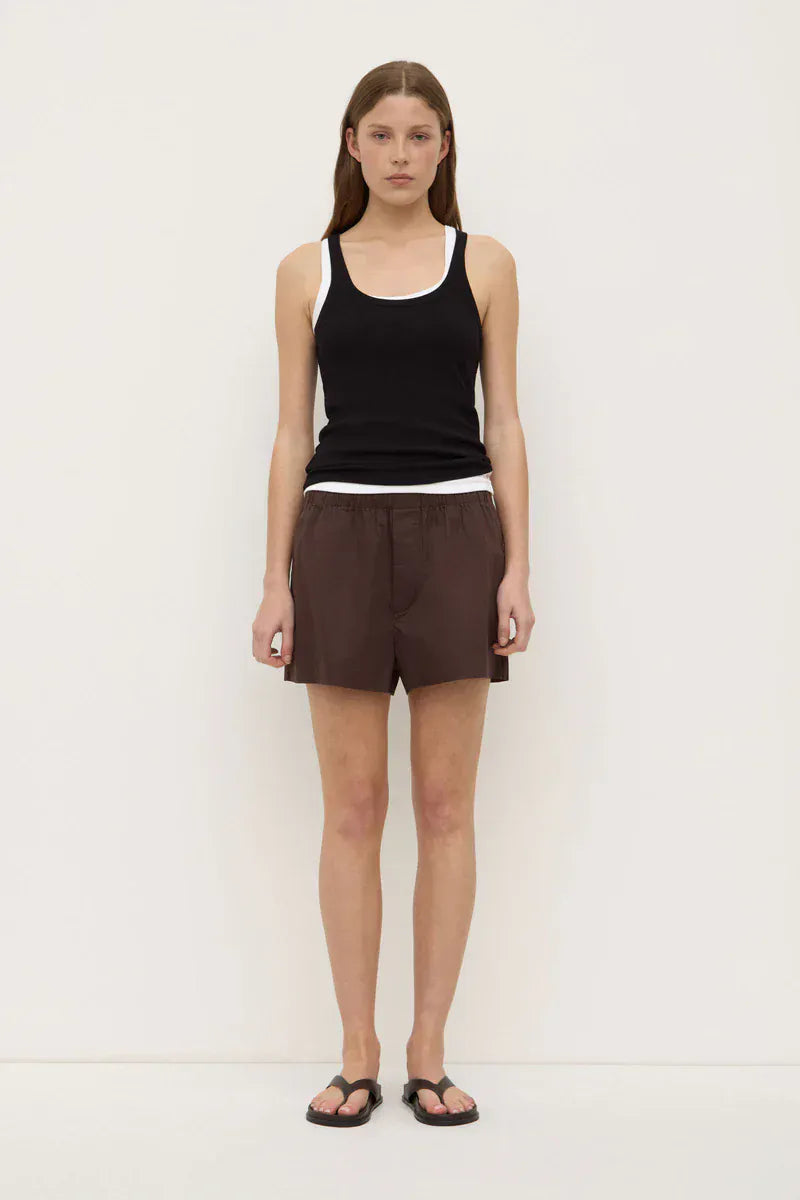 Assembly Label Shorts Everyday Poplin Short - Ganache