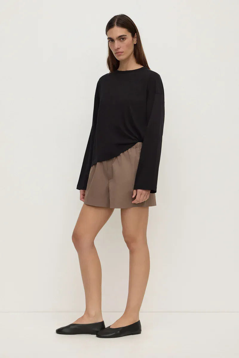 Assembly Label Shorts Micha Poplin Short - Dark Sand