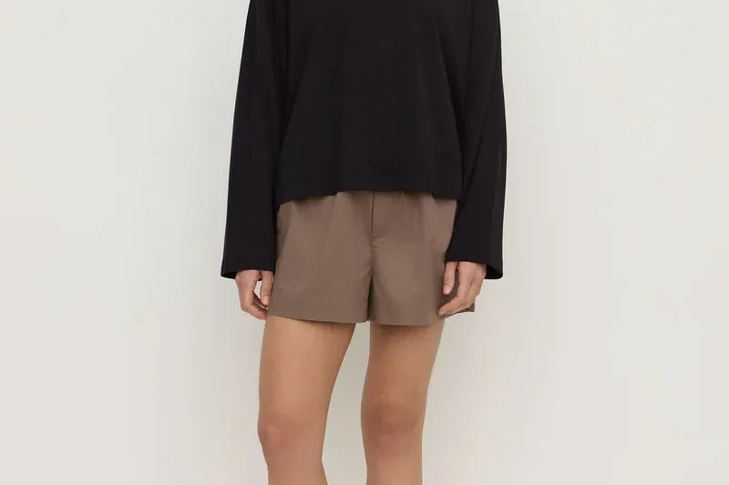 Assembly Label Shorts Micha Poplin Short - Dark Sand