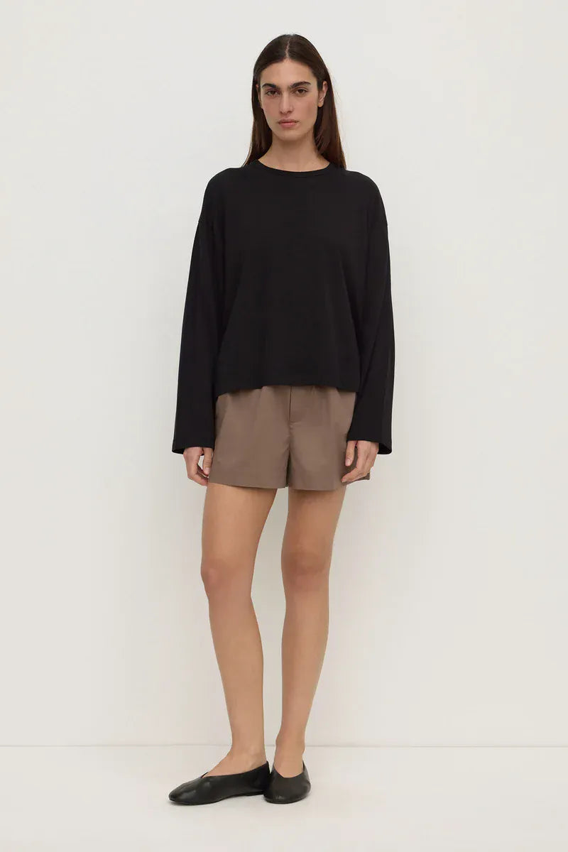 Assembly Label Shorts Micha Poplin Short - Dark Sand