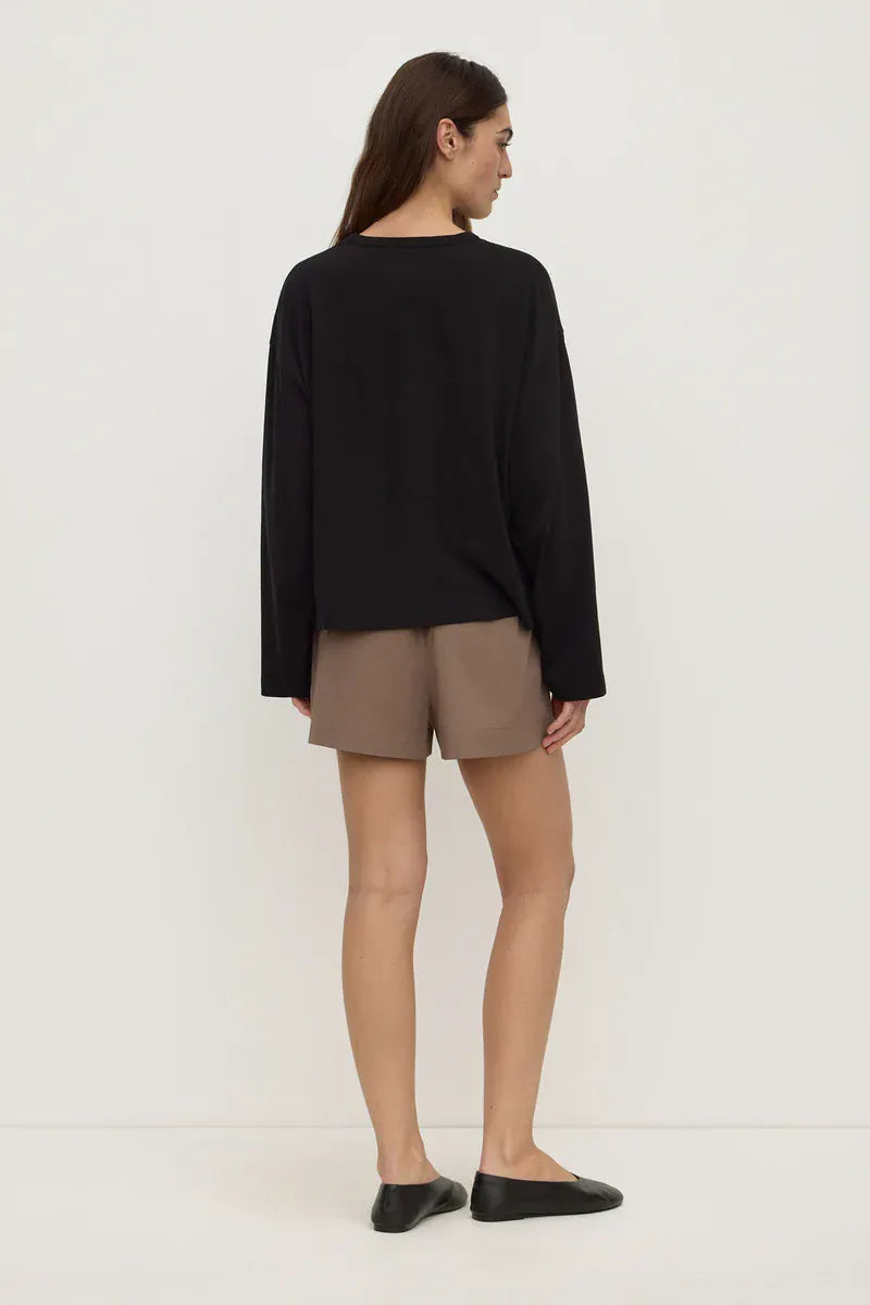 Assembly Label Shorts Micha Poplin Short - Dark Sand