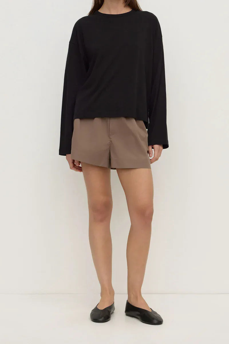 Assembly Label Shorts Micha Poplin Short - Dark Sand