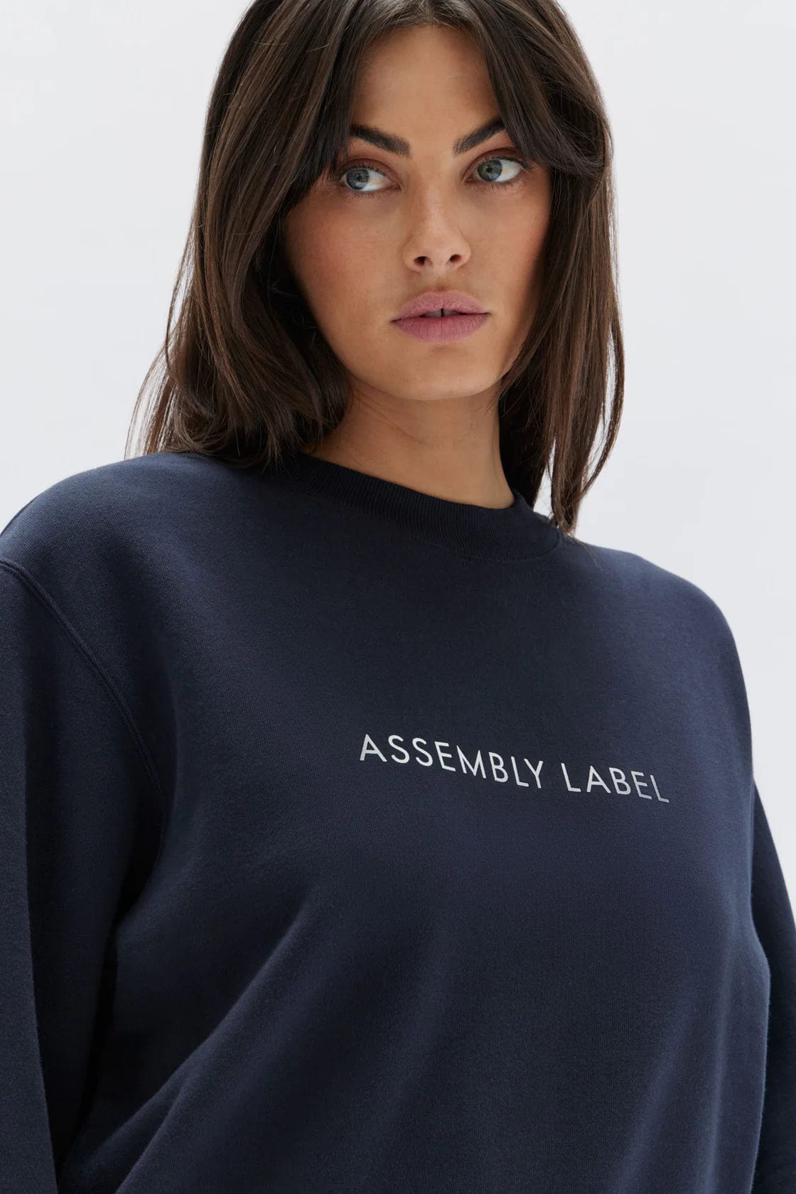 Assembly Label Sweaters Assembly Label | Logo Fleece Jumper - Navy