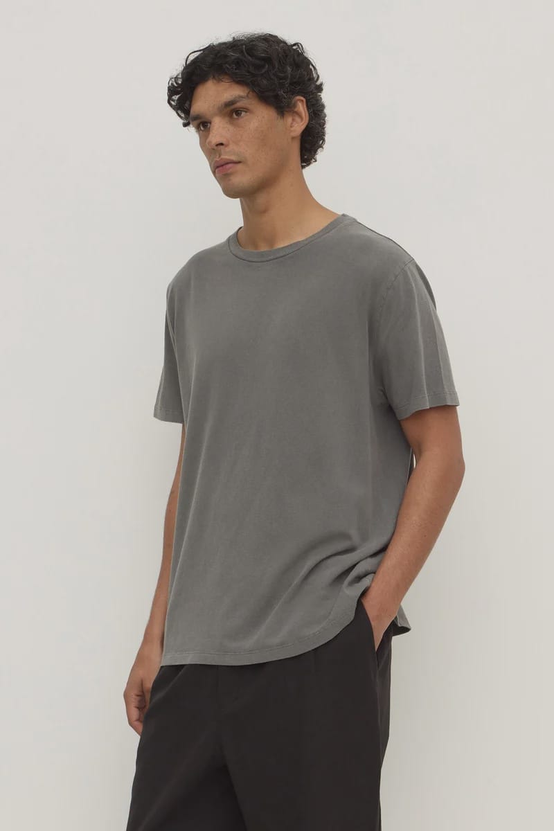 Assembly Label Tees Elijah Tee - Washed Charcoal