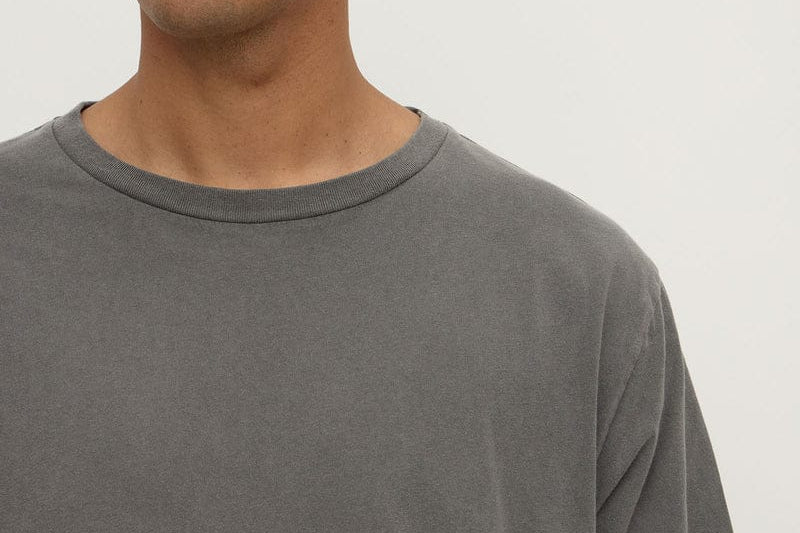 Assembly Label Tees Elijah Tee - Washed Charcoal