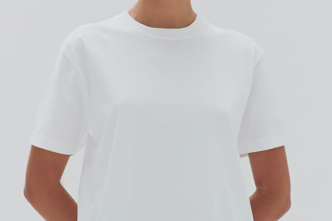 Assembly Label Tees Womens Organic Base Tee - White