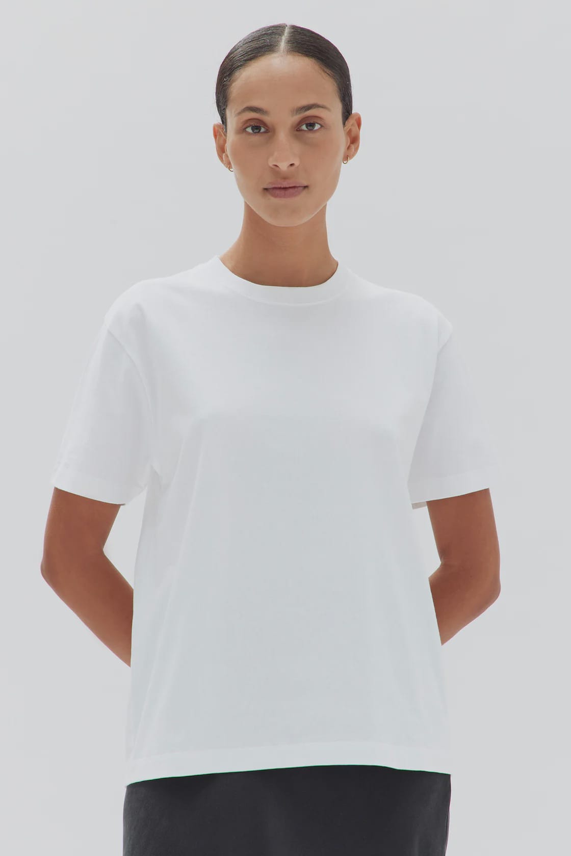 Assembly Label Tees Womens Organic Base Tee - White