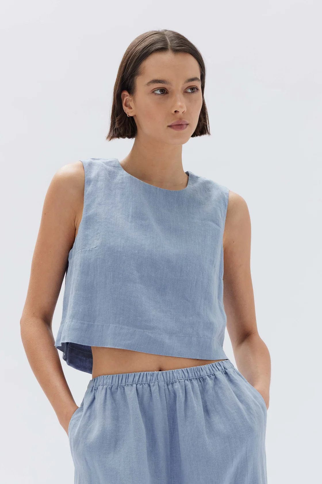 Assembly Label Tops - Casual Assembly Label | Nilsa Top - Glacial