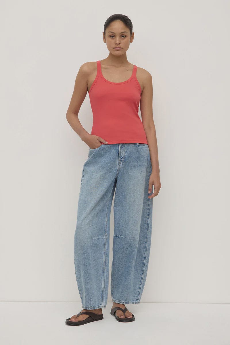 Assembly Label Tops - Tanks Charlie Rib Tank - Washed Chilli