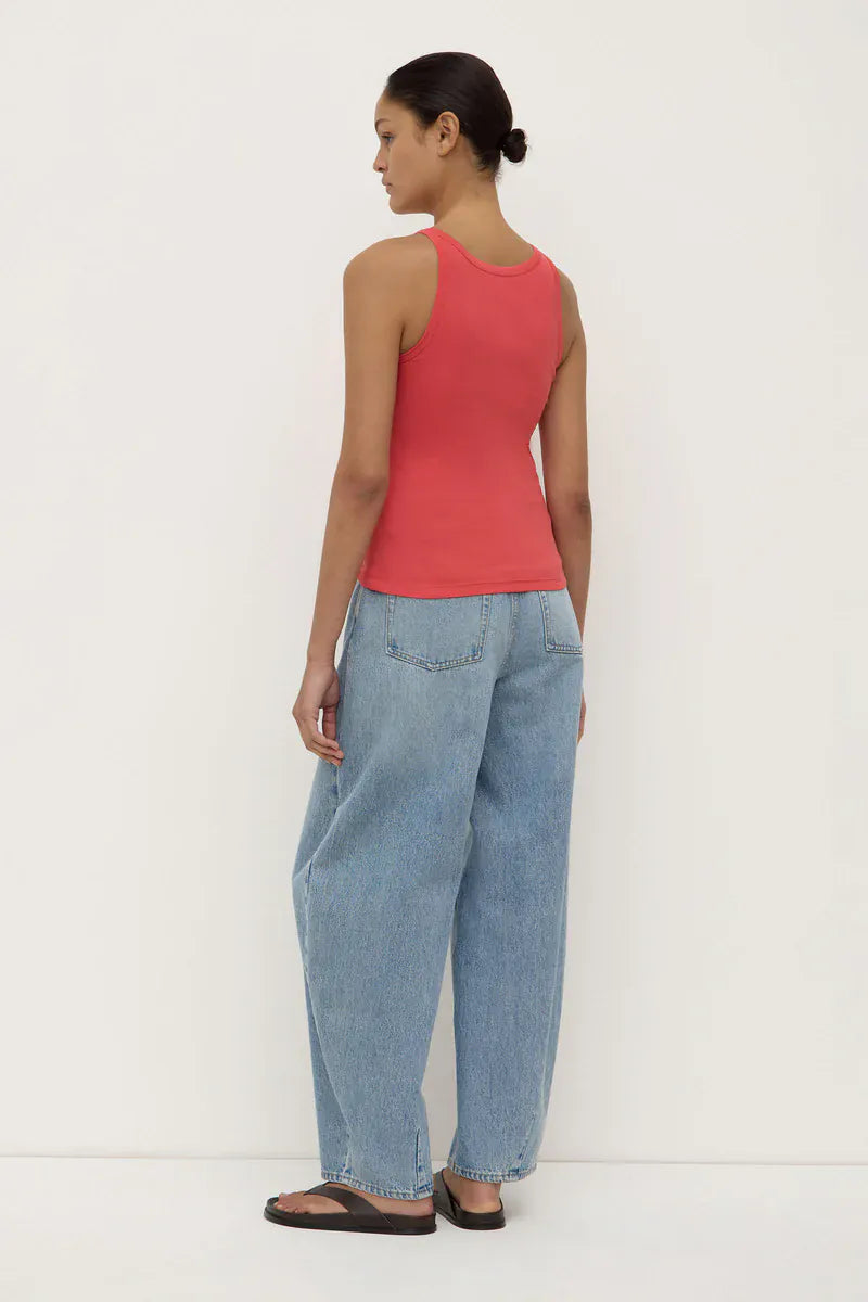 Assembly Label Tops - Tanks Charlie Rib Tank - Washed Chilli